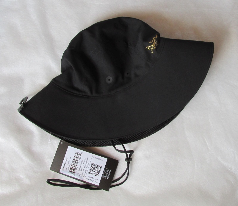 ARC'TERYX アークテリクス Sinsolo Hat シンソロ ハット 帽子 ハット バケットハット Mサイズ S/M 黒 ブラック