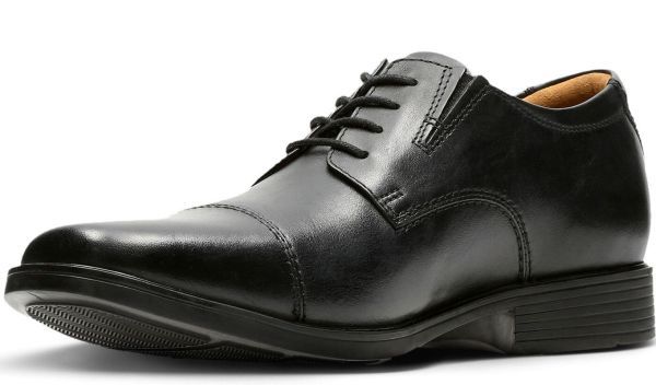 送料無料 CLARKS 28.5cm ストレートチップ ビジネス ブラック キャップ レースアップ レザー オフィス スニーカー サンダル ブーツ XXX109_画像8