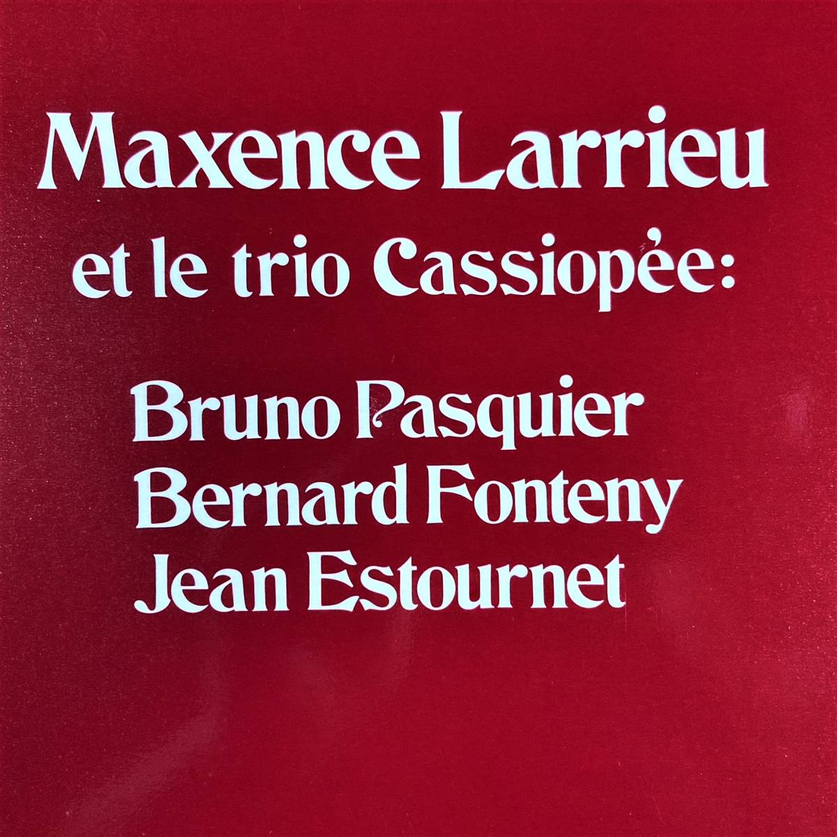 程度の良い中古盤　仏 CASSIOPEE（カシオペア盤） モーツァルト　フルート四重奏曲全集　ラリュー　MOZART 4 QUATUORS Larrieu Pasquier _画像4