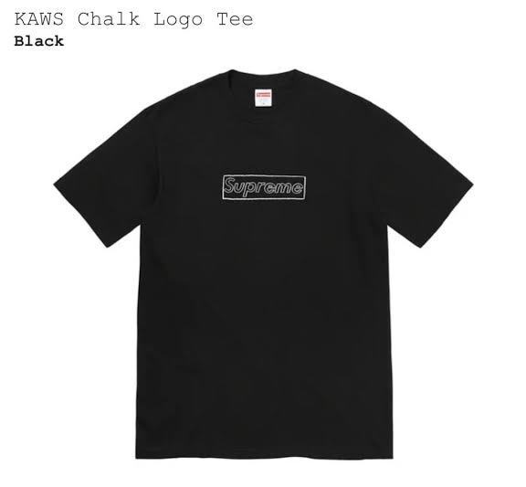 【国内正規保証M】Supreme KAWS Chalk Box Logo Tee / 21SS / カウズ /Tシャツ/ロゴ/M/コットン/