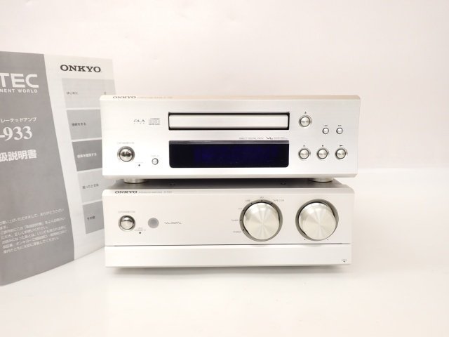 Yahoo!オークション - ONKYO オンキョー プリメインアンプ A-933 +