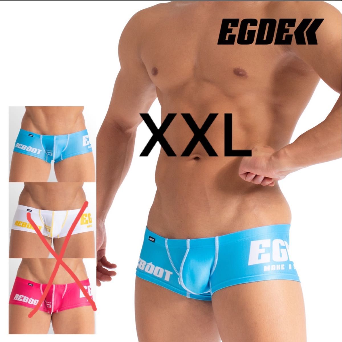EGDE≪ REBOOT RE スーパーローライズ ショートボクサーパンツ EGDE≪ REBOOT RE スーパーローライズ ショートボクサーパンツ
