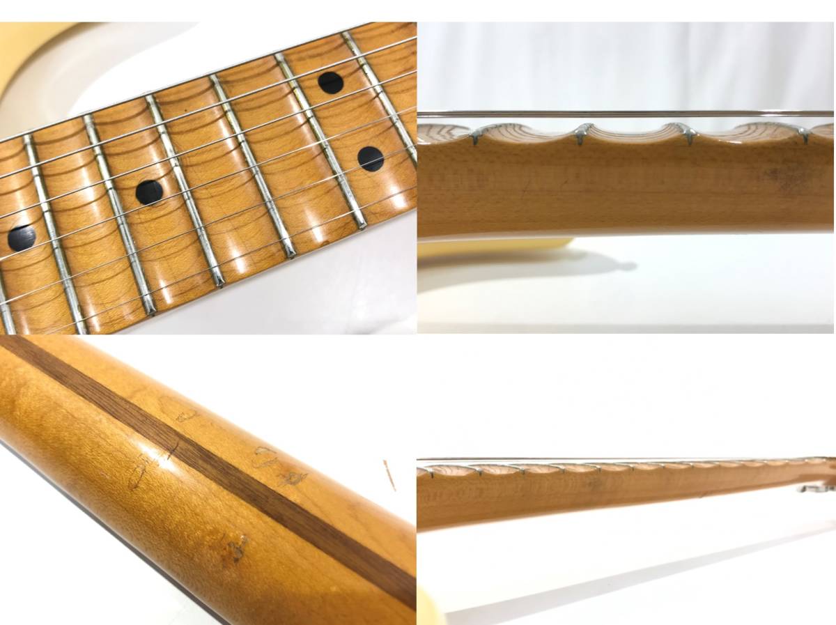 中古品 Fender U.S.A. Yngwie Malmsteen Signature Vintage White フェンダー U.S.A. イングウェイ シグネイチャー ホワイト 1995-1996年製の画像4