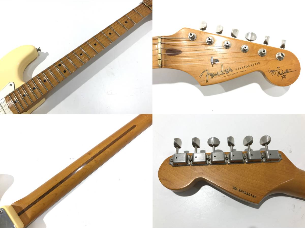 中古品 Fender U.S.A. Yngwie Malmsteen Signature Vintage White フェンダー U.S.A. イングウェイ シグネイチャー ホワイト 1995-1996年製の画像3