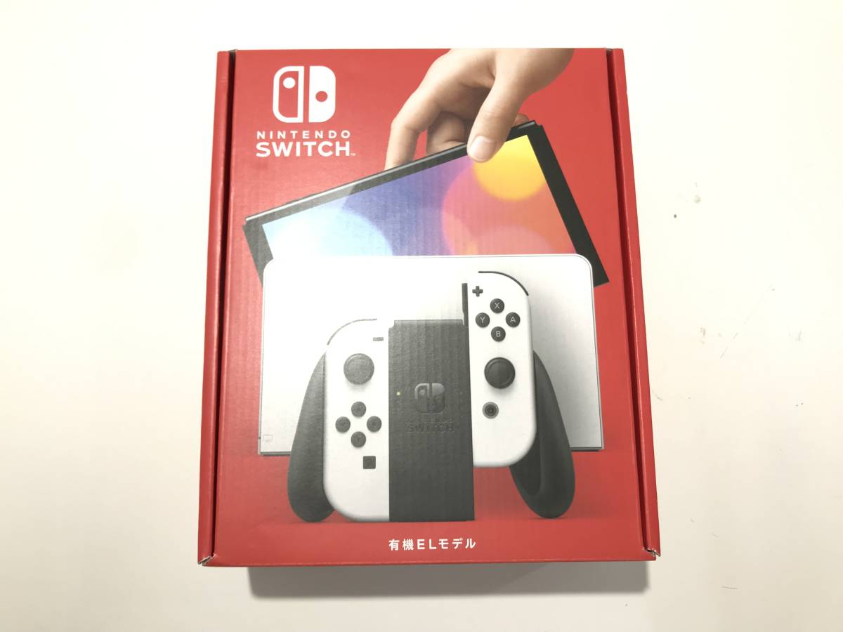 1円スタート中古品動作品店舗印有switch 本体有機ELモデルニンテンドー