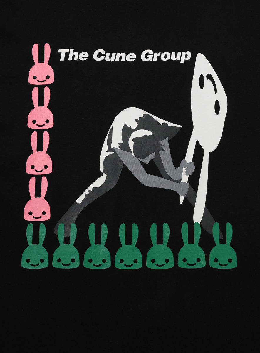 新品タグ付!!LIVEやフェス参加にオススメ♪[CUNE キューン]超希少なLサイズ/Tシャツ[The Cune Group Tシャツ]黒カラー/男女OK_画像3