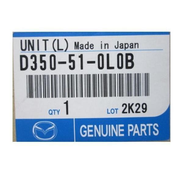 値引きチャンス DY3W デミオ 前期 左ヘッドランプ 純正 STANLEY P1919 ハロゲン D350-51-0L0B (左ヘッドライト G-0983)_画像8