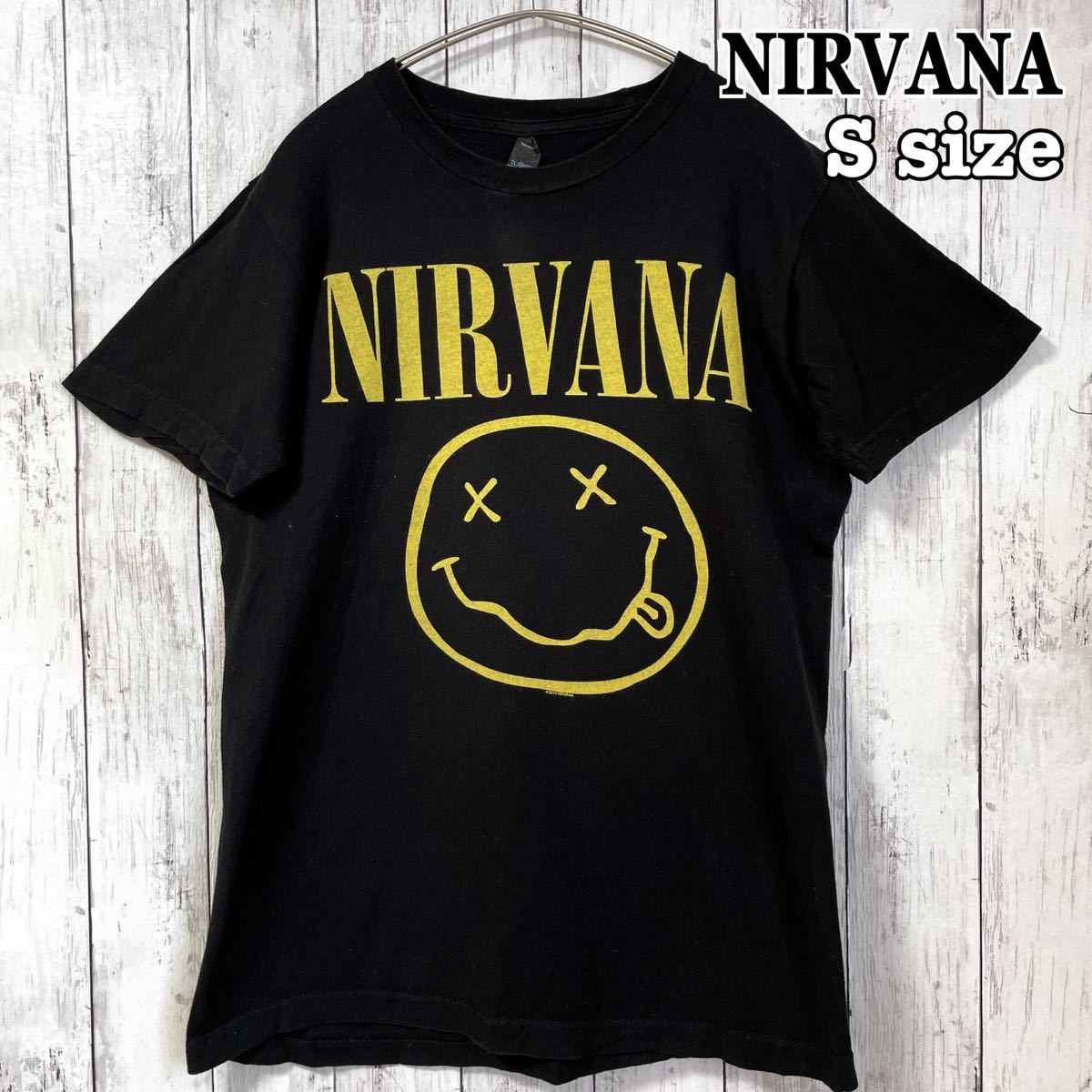 NIRVANA ニルヴァーナ カートコバーン ロック バンドTシャツ スマイル