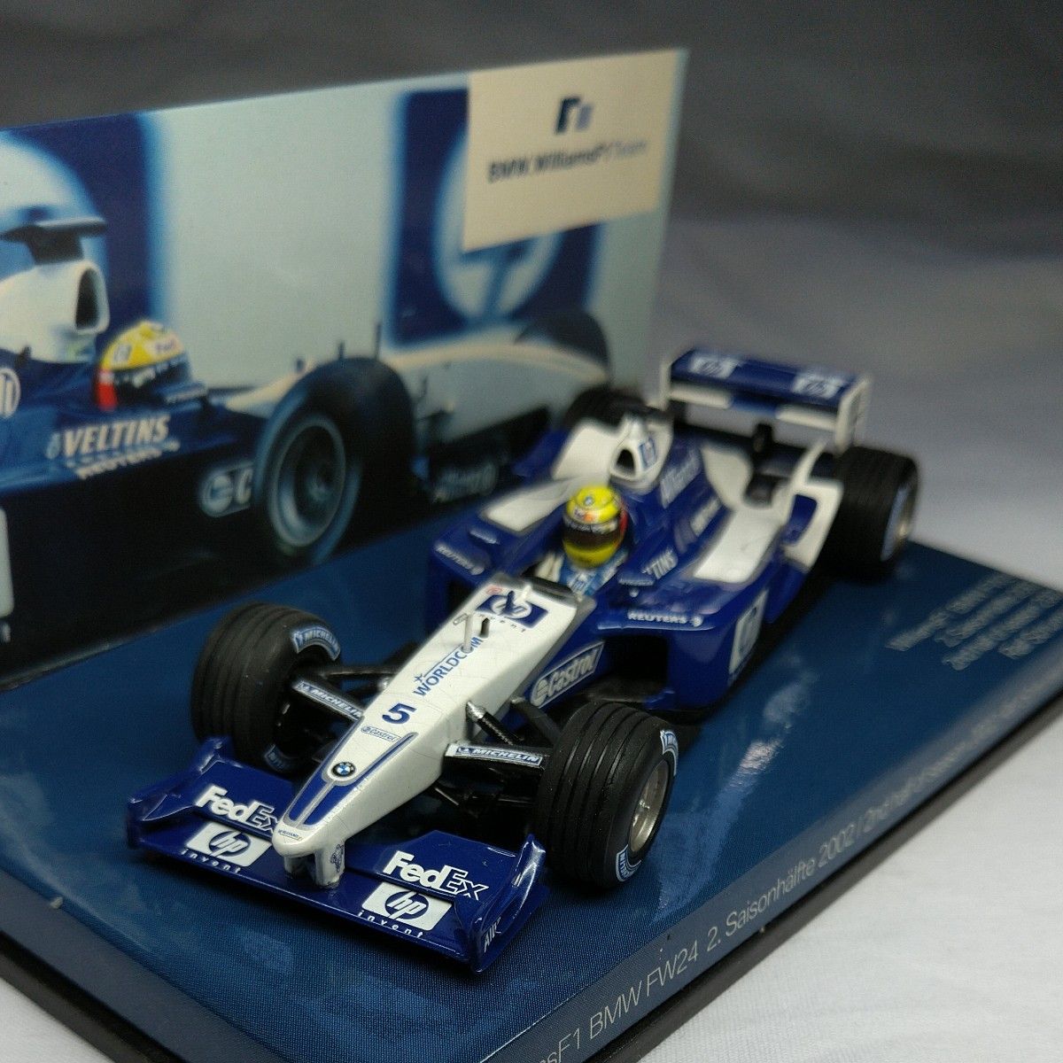 ミニカー 1/43 BMW Williams F1 BMW FW24  2.Saisonhalfte 2002 R.Schumac