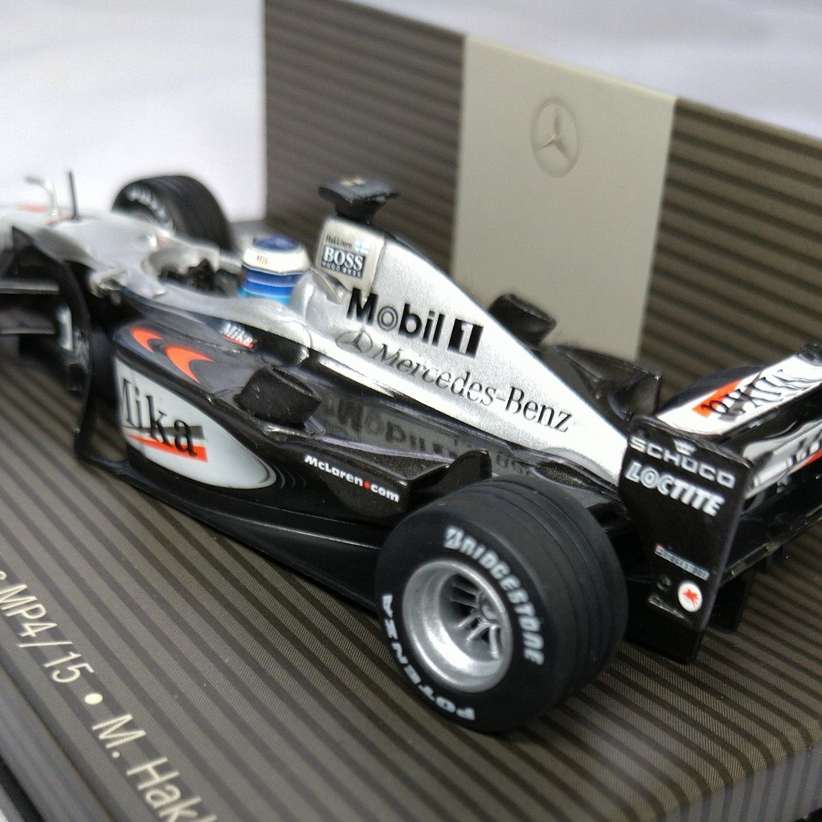 ミニカー 1/43 Mercedes  West McLaren Mercedes MP4/15 M.Hakkinen #1