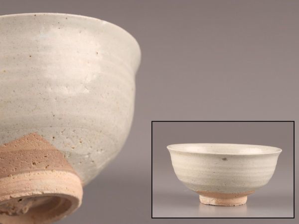 古美術朝鮮古陶磁器李朝白磁茶碗時代物極上品初だし品C1032 | JChere