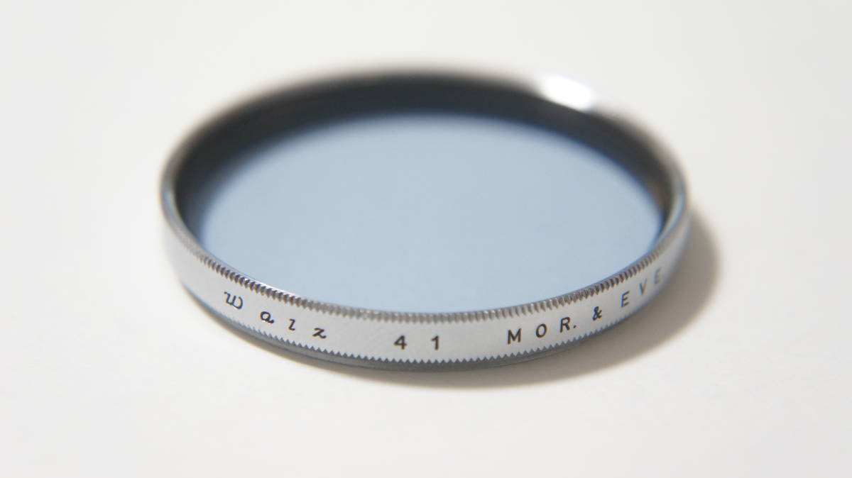 [41mm] Walz MOR.&EVE. 銀枠カラーフィルター Leica Summilux 35/1.4 1st等用 E41 [F3932]の画像1