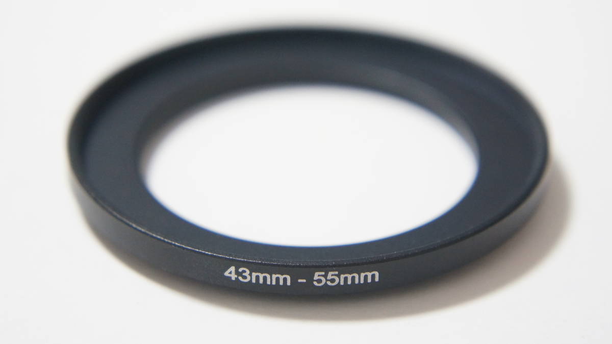 [43mm→55mm] ノーブランド ステップアップリング STEP UP RING [F5637]