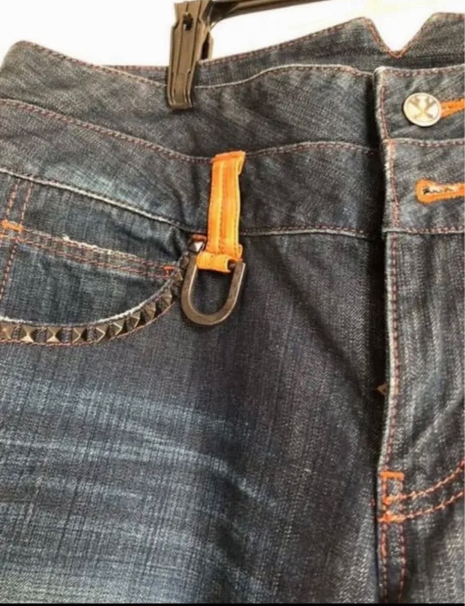 Roen jeans deer skin スタッズデニム極上 。限界価格です。