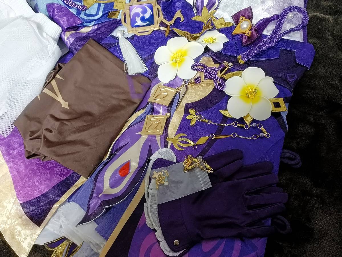 原神 刻晴 コスプレ コスプレ衣装 Lサイズ コスプレ衣装 げん
