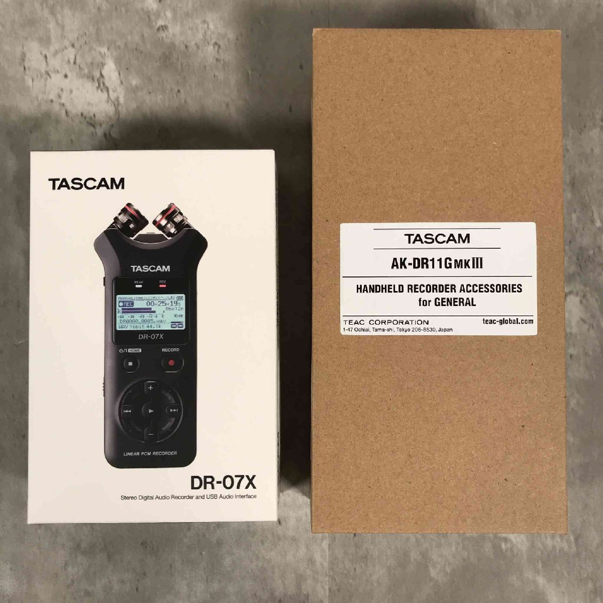【新品未使用】TASCAM タスカム/DR-07X/アクセサリーパッケージAK-DR11G MKIII/セット/ハンディレコーダー/録音機材【送料無料】