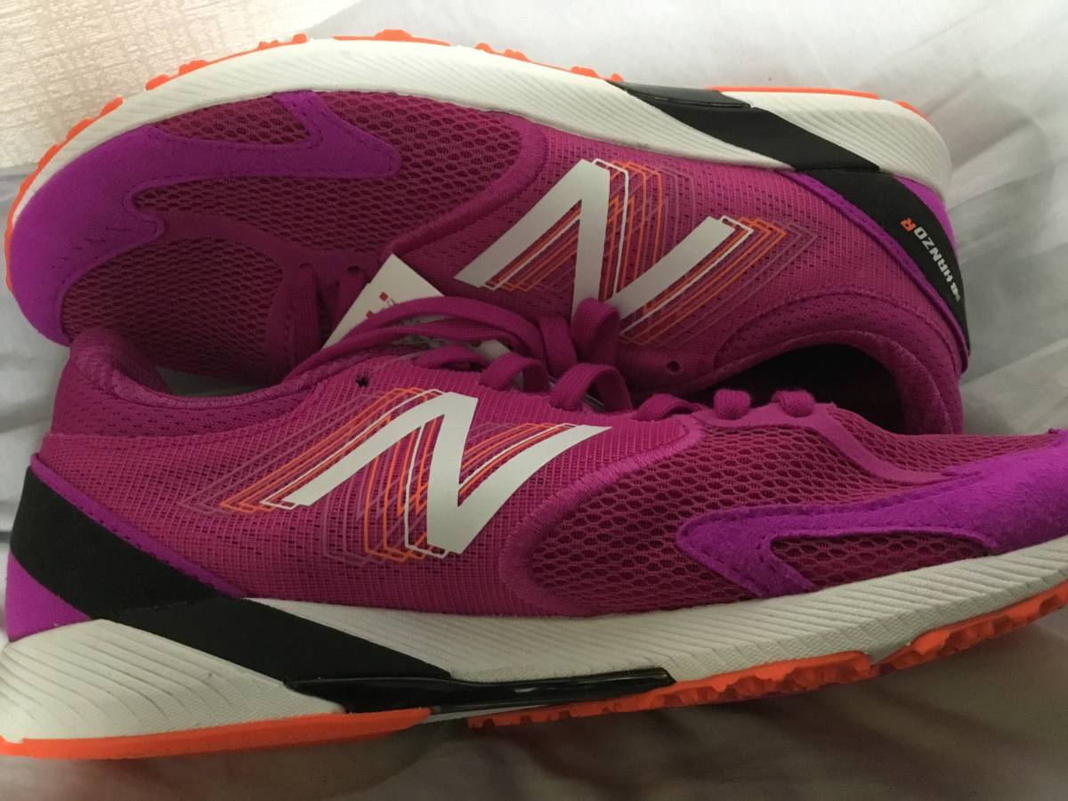 * New balance NB HANZO R W P3 lady's running shoes pink 23 centimeter unused goods 