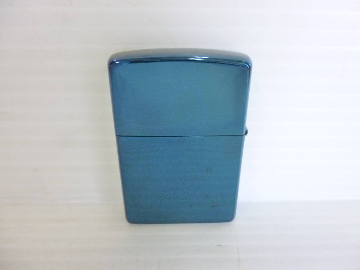 58521◇ZIPPO/ジッポー オイルライター Peace/ピース ブルーチタン