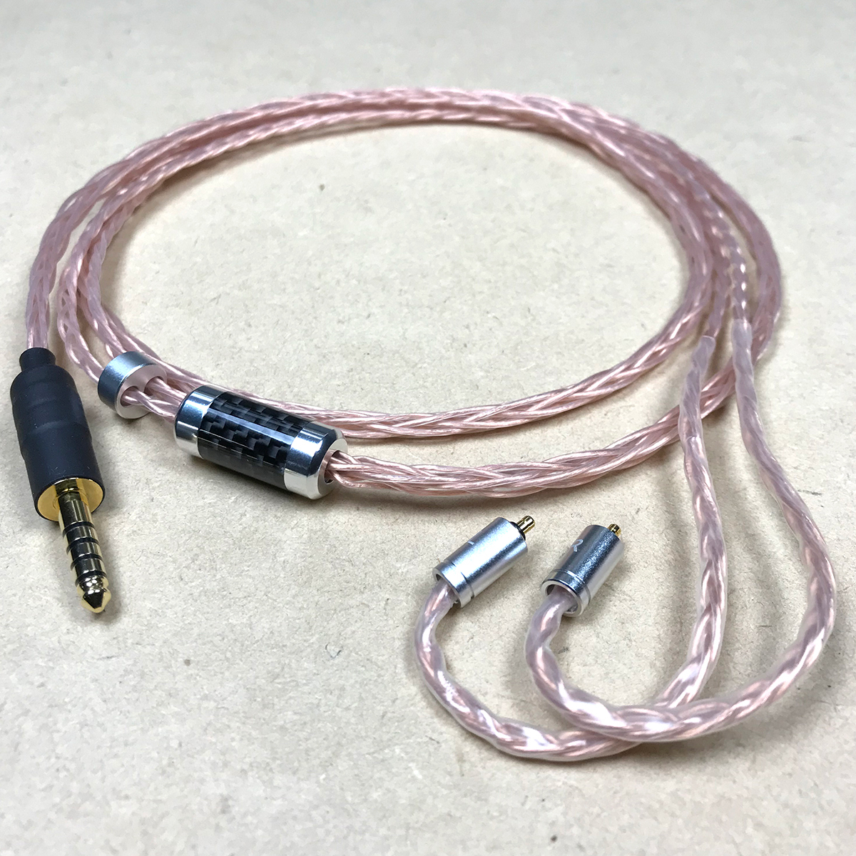 UEカスタムIEM(IPX)用リケーブル 8芯 MOGAMI2944 4.4mm5極 120cm SONY NW-WM1A/NW-WM1Z FiiO M11/X7 MarkⅡ Cayin N6ii/N8 iBasso DX160_画像1