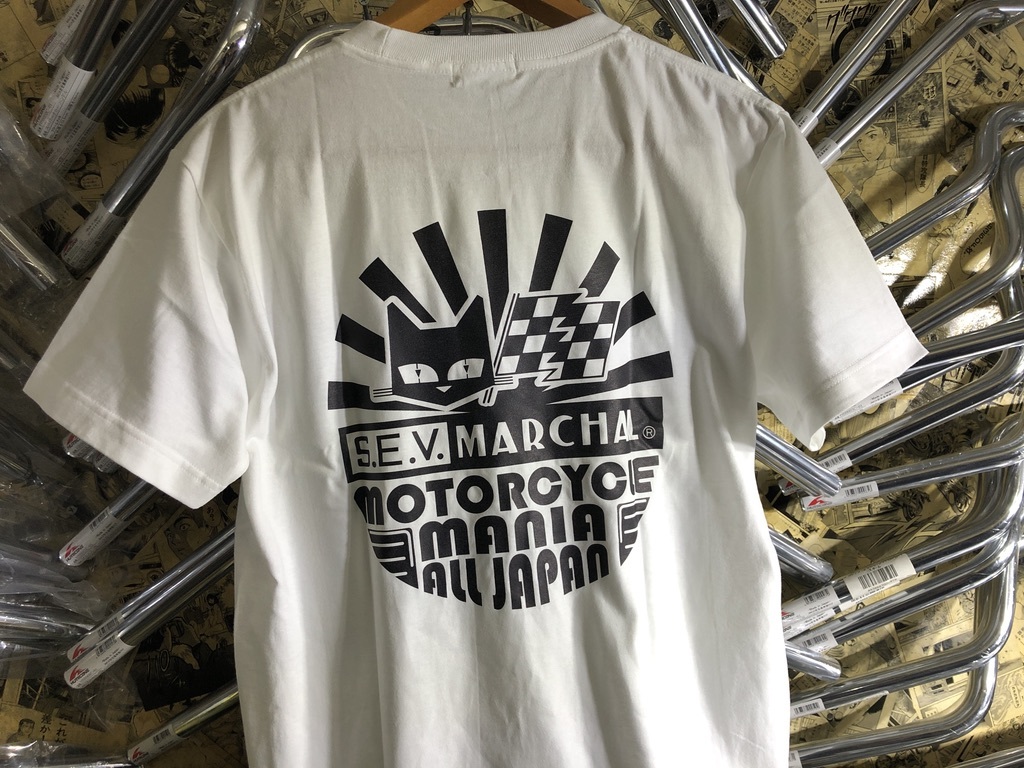 ★送料一律★ 正規品 白 XLサイズ マーシャル No. 89031 Sun Rise Tシャツ SEV MARCHAL 検) ブラック ロゴ 半袖 シャツ ホワイト ブラック_画像3