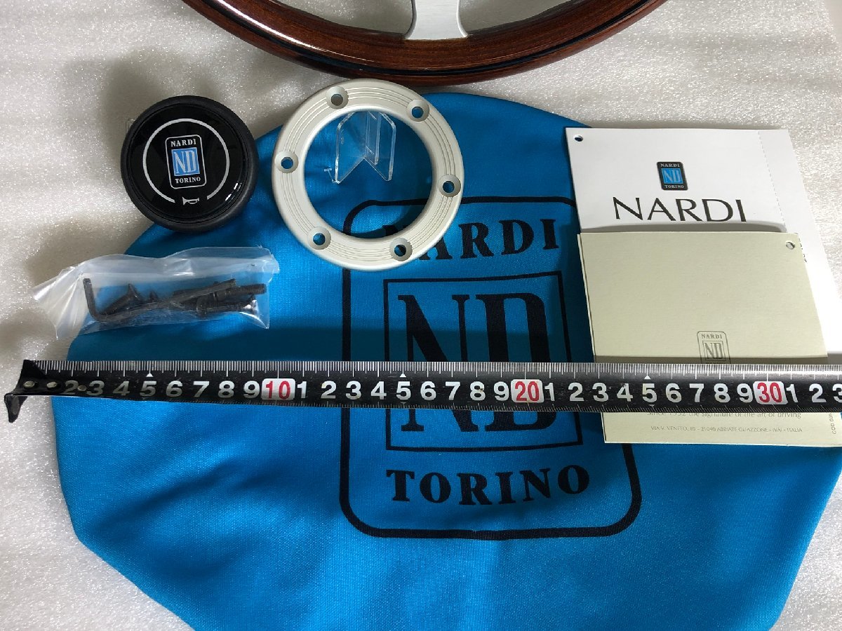 ★在庫OK★NARDI ナルディー N162 Vitet ウッド シルバー スポーク 360mm 検）360φΦ ウット パイ 検）パイ Φ ウット 銀 ランクル ジム_画像9