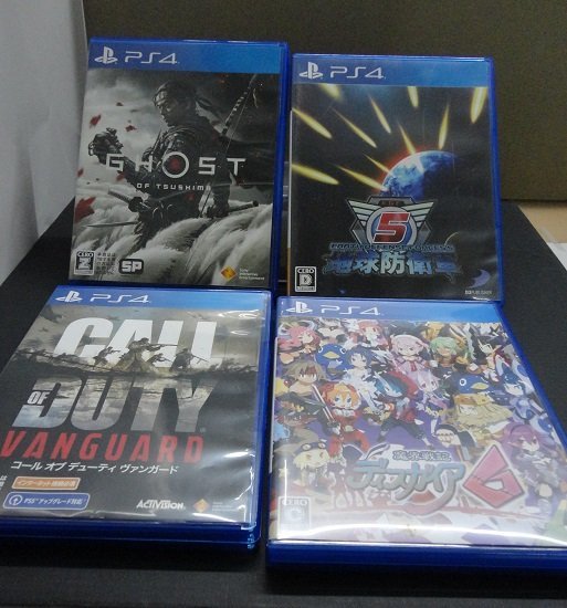 □【中古】 PS4 ソフト Ghost of Tsushima ・ 地球防衛軍5 ・ コール