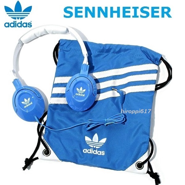 新品未開封 送込★adidas Originals アディダス オリジナルス x SENNHEISER ゼンハイザー★別注コラボ ヘッドホン 特製ポーチ付 国内正規品_画像2