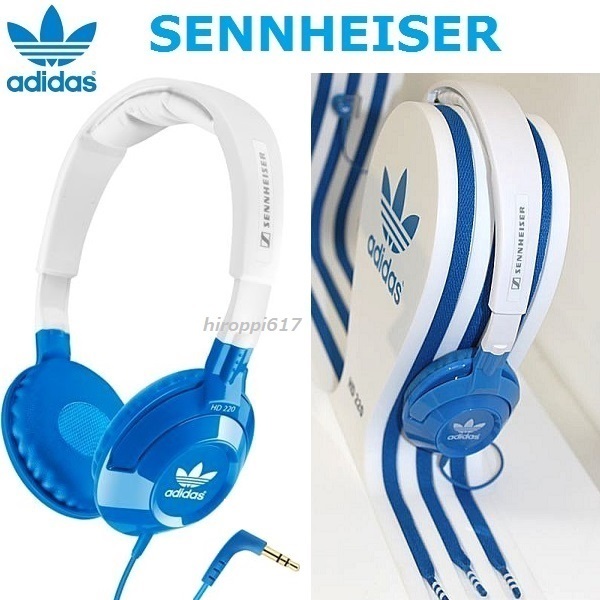 新品未開封 送込★adidas Originals アディダス オリジナルス x SENNHEISER ゼンハイザー★別注コラボ ヘッドホン 特製ポーチ付 国内正規品_画像1