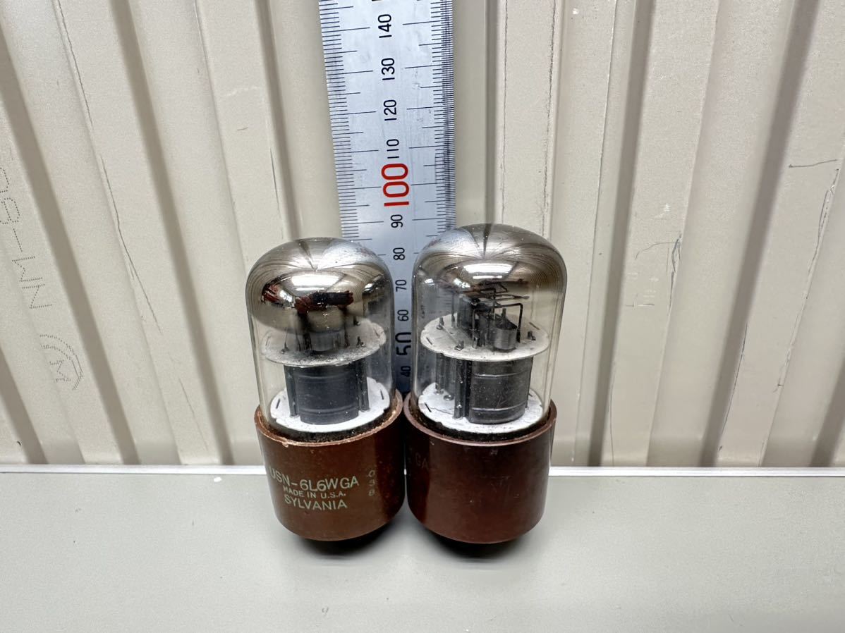 数々のアワードを受賞】 6L6WGA SYLVANIA 5932 動作未確認 真空管 2本
