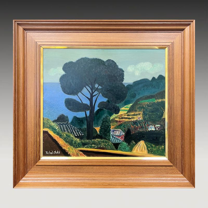 高畠達四郎 10号 油彩 油絵 絵画 芸術 美術 美術品 額装 アート 原画 i-img800x800-