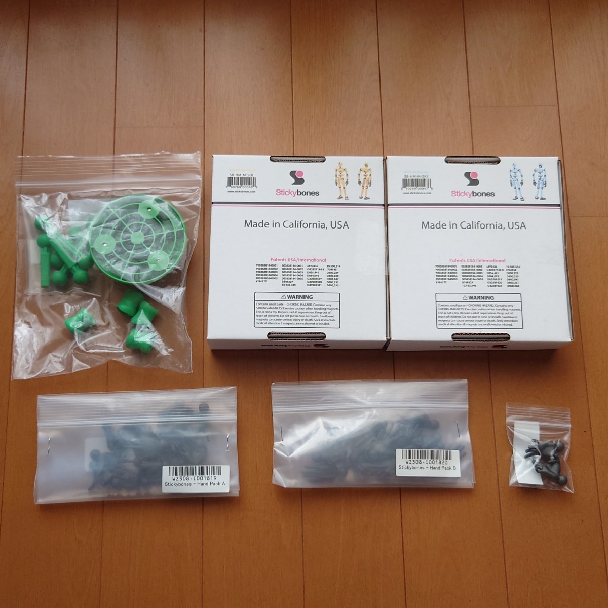 【8/31まで】【未使用新品】Stickybones スティッキーボーンズ ブルースカイ+ソーラーフレア+Fly-Rig+手セット2種