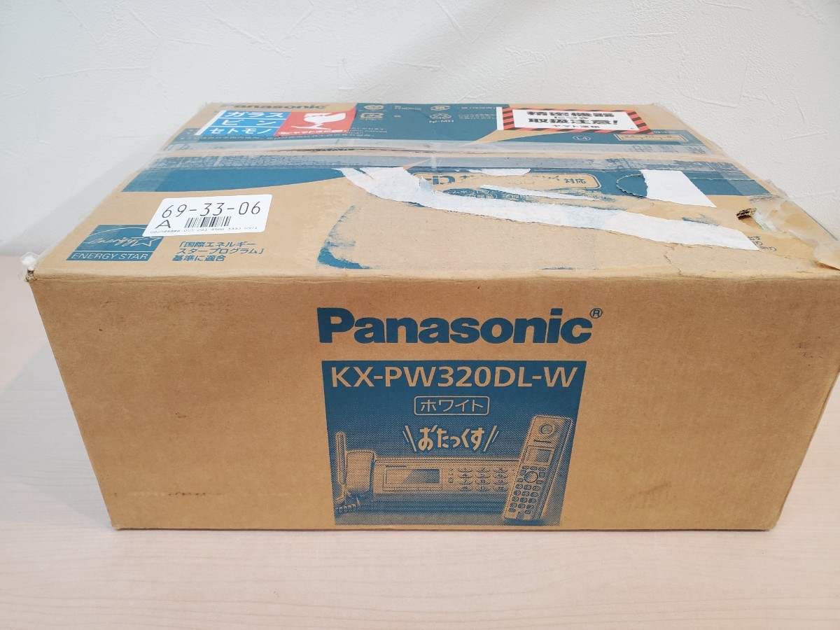 お気にいる 未使用保管品 ※ダメージあり おたっくす FAX電話機 子機１台付き KX-PW320DL パーソナルファックス Panasonic ファクシミリホン