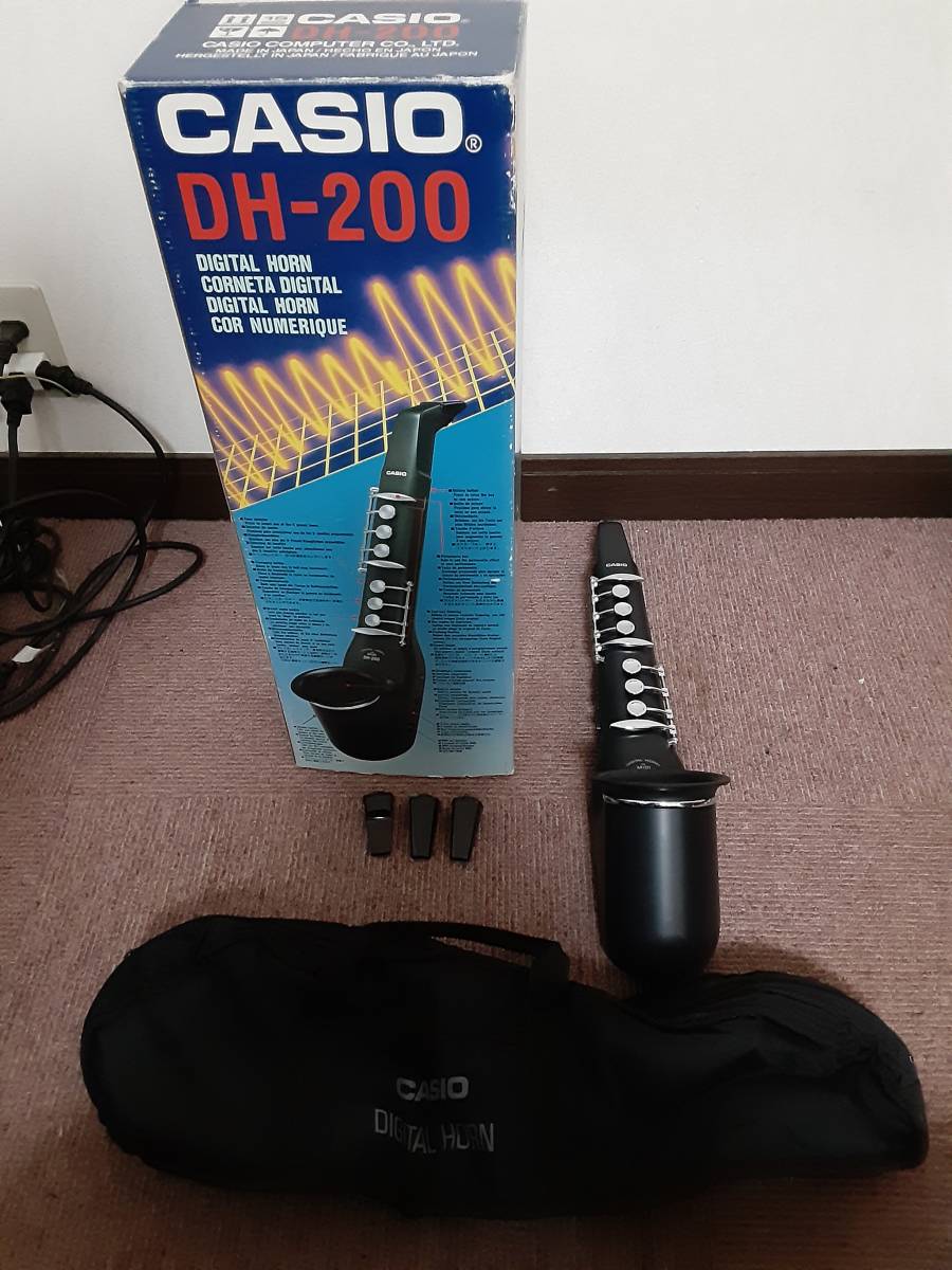 CASIO 디지털 호른 전자 삭스 DH-200 통전 확인이 끝난 상태 CASIO 디지털 호른 전자 삭스 DH-200 통전 확인이 끝난 상태