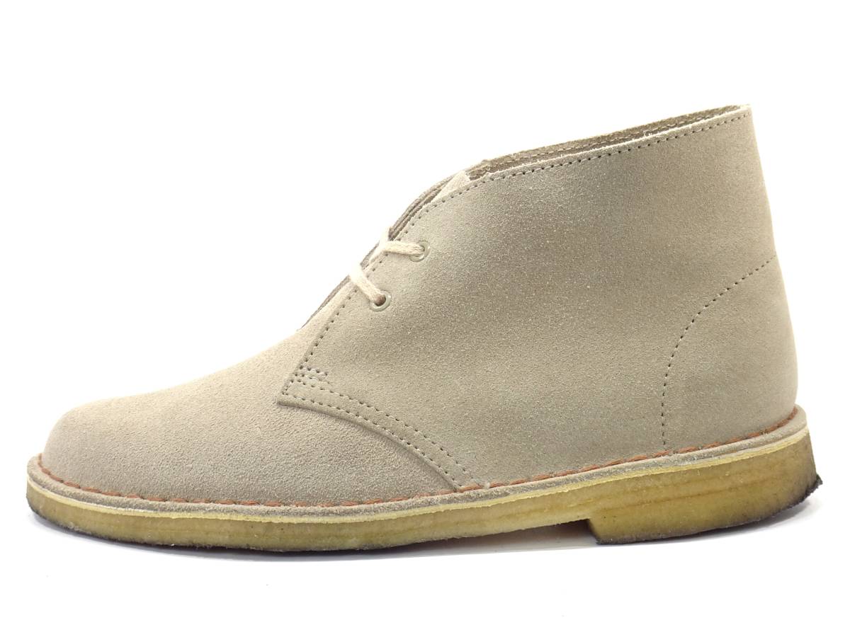 即決 Clarks GB 5 US 7 デザートブーツ クラークス レディース サンドスエード 本革 レザーシューズ 本皮 レースアップ 革靴 カジュアル_画像2