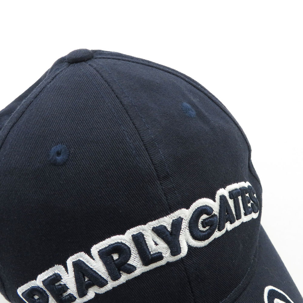 PEARLY GATES パーリーゲイツ 30周年記念 キャップ 刺繍 ネイビー系 FR [240001878654] ゴルフウェア