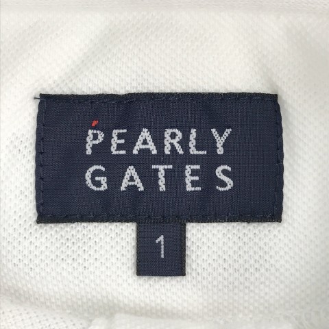 PEARLY GATES パーリーゲイツ 半袖ポロシャツ ニコちゃん ホワイト系 1 [240101008829] ゴルフウェア レディース_画像6