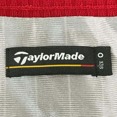 TAYLOR MADE テーラーメイド ニットジャケット レッド系 O [240001885917] ゴルフウェア メンズ_画像4