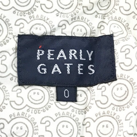 PEARLY GATES パーリーゲイツ ストレッチパンツ ロゴ 総柄 ホワイト系 0 [240001829182] ゴルフウェア レディース_画像4