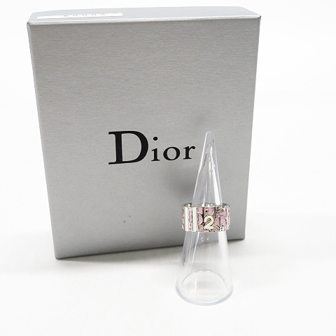 低価格 Christian [240001658007] ピンク系 リング ロゴ トロッター ディオール クリスチャン Dior 指輪