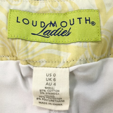 LOUD MOUTH ラウドマウス インナー付 ストレッチスカート ICE PICK 幾何学 グレー系 US0 [240101012844] ゴルフウェア レディース_画像6