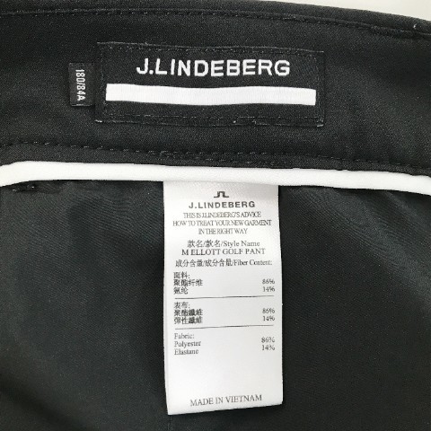 J.LINDEBERG ジェイリンドバーグ ロングパンツ ブラック系 180/84A [240101012219] ゴルフウェア メンズ_画像5
