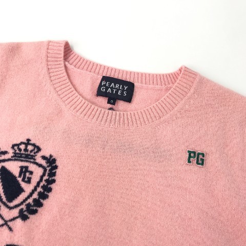 保証書付】 カシミヤ パーリーゲイツ GATES PEARLY ニットセーター
