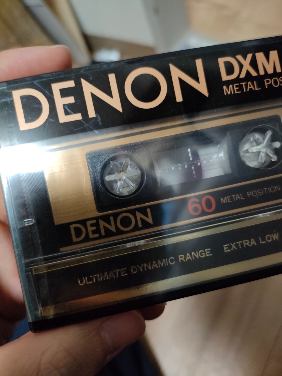 DENON カセットテープ DXM60 metal position メタルテープ　デノン　日本コロムビア　DXM/60_画像4
