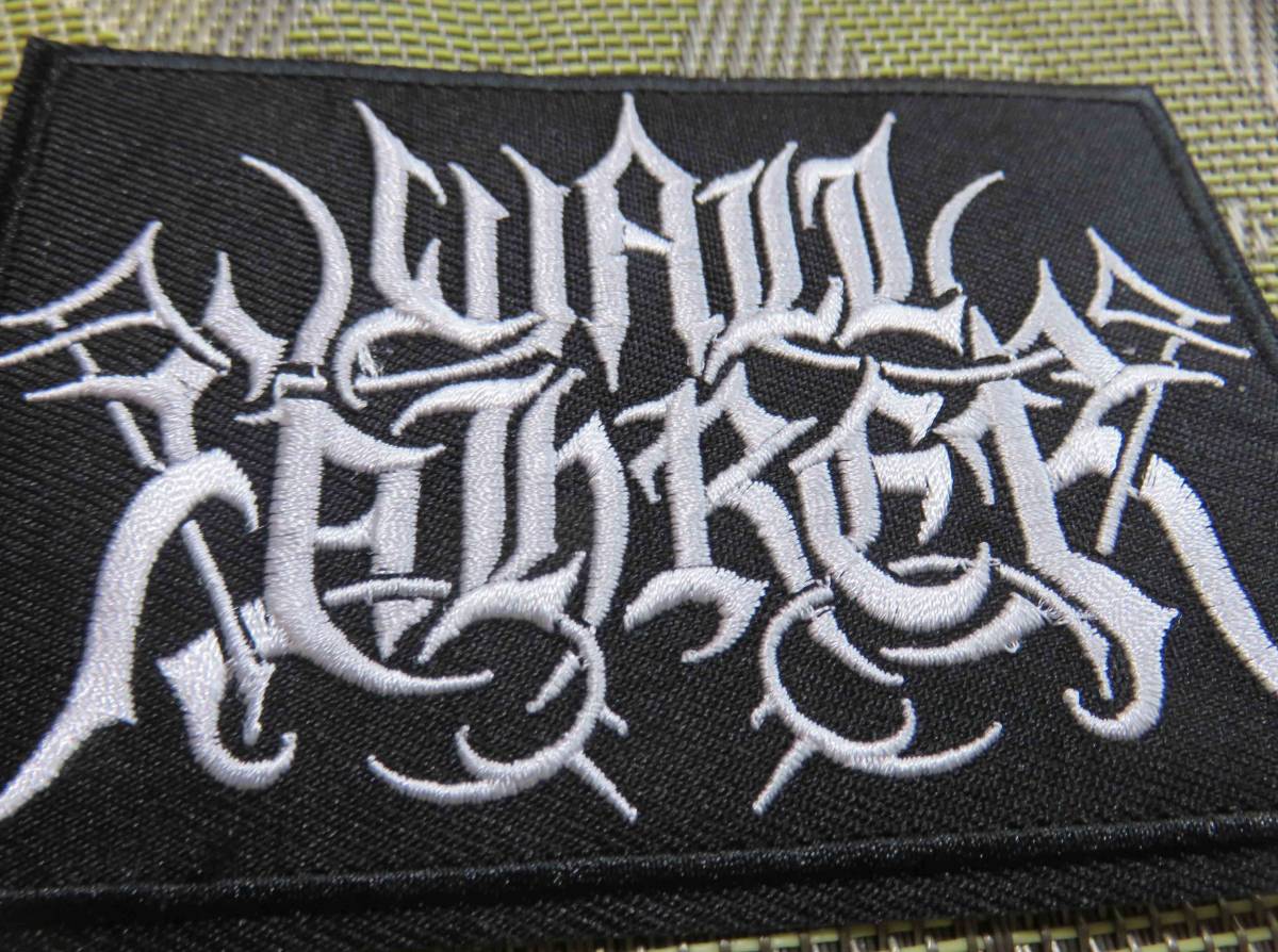 黒白WF激渋■新品『 Wallfahrer』ドイツBlack Metal ブラックメタルバンド　巡礼者 人間不信　刺繍ワッペン◆音楽◆■洋服・衣類・衣服DIY_画像4