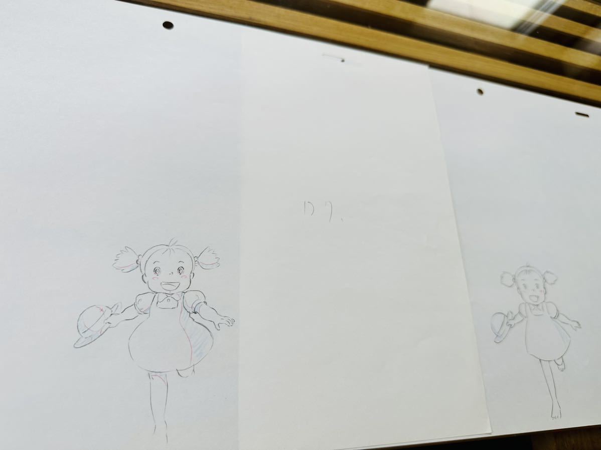 貴重!直筆原画6枚セット】となりのトトロ 宮崎駿監督 スタジオ 貴重!直筆原画6枚セット】となりのトトロ 宮崎駿監督 スタジオ