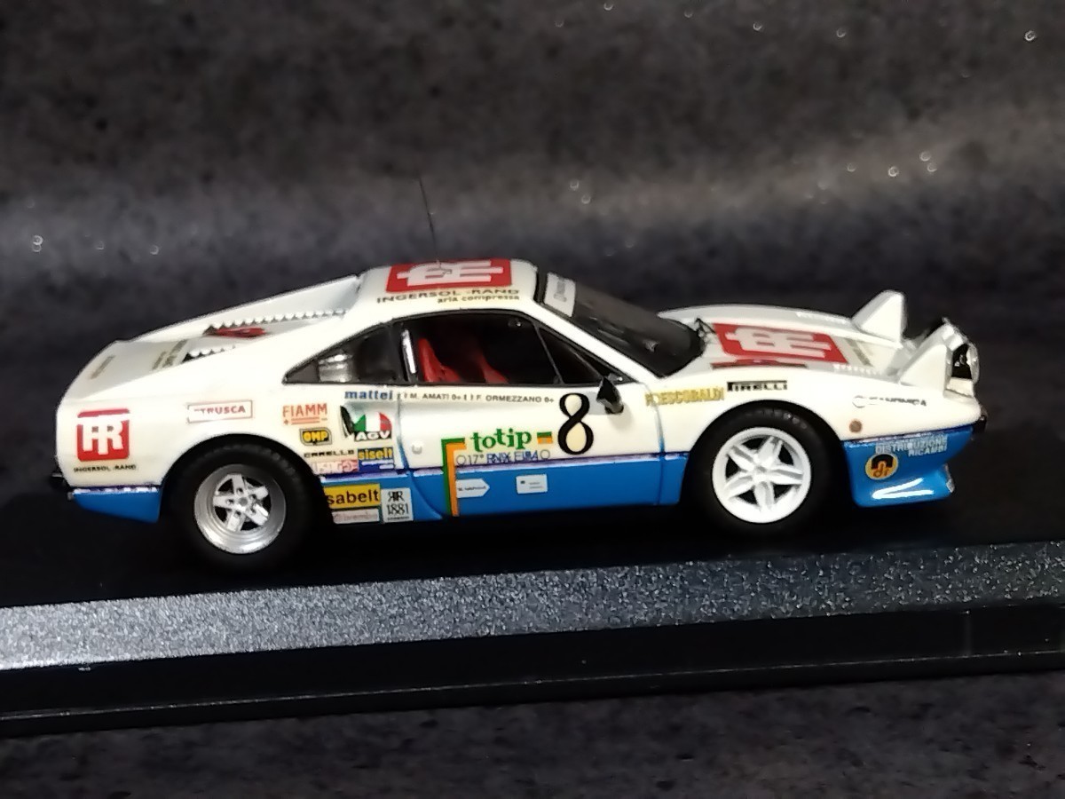 ベストモデル 1/43 フェラーリ 308GTB 1984年 ラリー エルバ出走車仕様_画像8