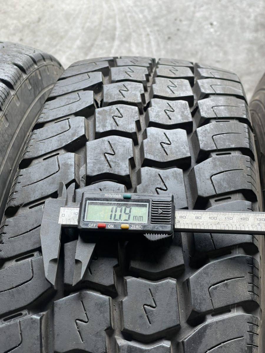 (9159)215/70R17.5 トラックタイヤ6本セット 19.20年製の画像4