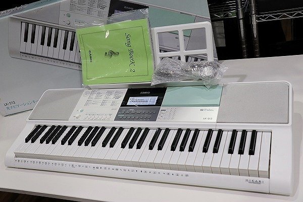 キーボード　カシオ　lk-515　全鍵盤音出ます　2020年製