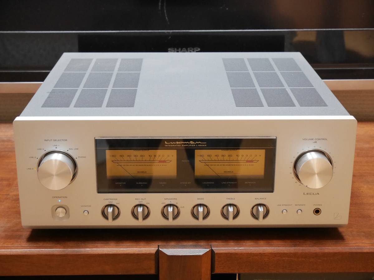 Luxman L-550AX 純A級プリメインアンプ 美品_画像1