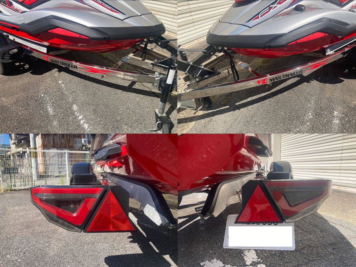 YAMAHA Yamaha FX Cruiser SVHO 2020 year 11 Hour MAX tralier set stainless steel body ADEL 2021 year 